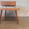 Mid Century End Table 2-Tiered