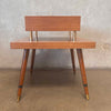 Mid Century End Table 2-Tiered