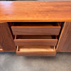 1960's Broyhill Mid Century Modern Emphasis Natural Walnut Long Dresser