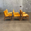 Set of 6 Mid Century Dining Chairs by Brown Saltman c. 1960s
