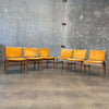 Set of 6 Mid Century Dining Chairs by Brown Saltman c. 1960s