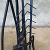Forged Iron Fireplace Tools Set Signed Manmade 1989