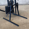 Forged Iron Fireplace Tools Set Signed Manmade 1989