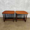 Pair of Vintage Mid Century Modern Side Tables