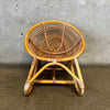 Kids Size Vintage Bohemian Style Rattan Chair