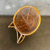 Kids Size Vintage Bohemian Style Rattan Chair