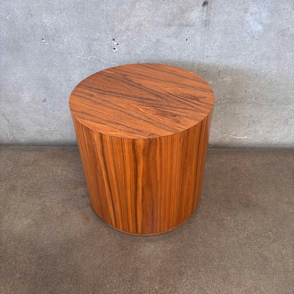 Round Walnut End Table By Martin Brattrud