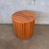 Round Walnut End Table By Martin Brattrud