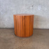 Round Walnut End Table By Martin Brattrud