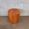 Round Walnut End Table By Martin Brattrud