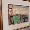 Historic Terminal Island Watercolor Paining - J. Guzman Watercolor