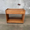Vintage Solid Oak Bar Cart