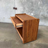 Vintage Solid Oak Bar Cart
