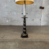 Vintage Faux Bamboo Bronze Finish Lamp by Stiffel