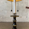 Vintage Faux Bamboo Bronze Finish Lamp by Stiffel