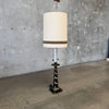 Vintage Faux Bamboo Bronze Finish Lamp by Stiffel
