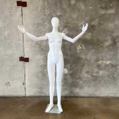 Mannequin With Chrome Stand w/Removeable Magnetic Arms