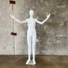 Mannequin With Chrome Stand w/Removeable Magnetic Arms