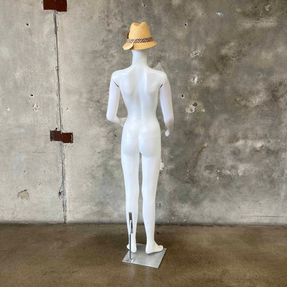 Mannequin With Chrome Stand w/Removeable Magnetic Arms
