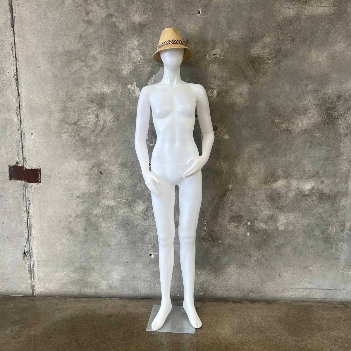 Mannequin With Chrome Stand w/Removeable Magnetic Arms