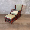 1930's Art Deco Chair & Ottoman