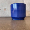 Mid Century Large Blue Glazed Pot