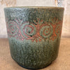 Mid Century Green Pot
