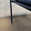 Set of Four Vintage Black Leather Brenda Armchair By Antonio For Flexform