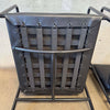 Set of Four Vintage Black Leather Brenda Armchair By Antonio For Flexform