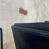 Set of Four Vintage Black Leather Brenda Armchair By Antonio For Flexform