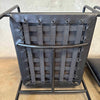 Set of Four Vintage Black Leather Brenda Armchair By Antonio For Flexform