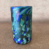 Set of Six Vintage Hand Blown Jim Bush 1993 Iridescent Art Glasses - Signed