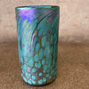 Set of Six Vintage Hand Blown Jim Bush 1993 Iridescent Art Glasses - Signed