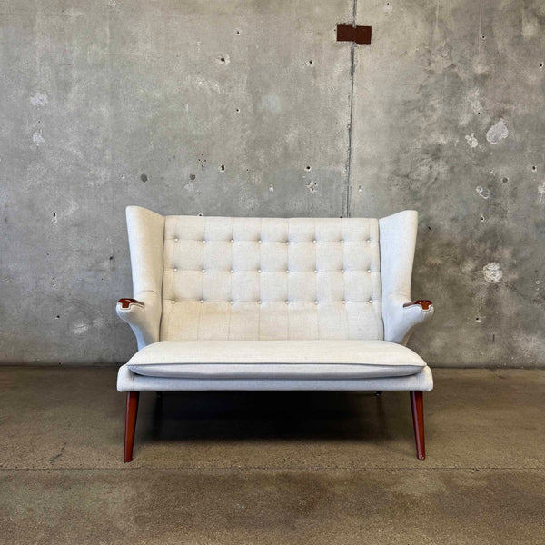 Hans Wegner Style Papa Bear Settee Sofa