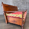 Monterey Furniture Floral Painted Sofa - Smoky Maple Finish
