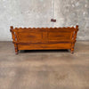 Monterey Furniture Floral Painted Sofa - Smoky Maple Finish