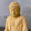 Vintage Concrete Meditating Buddha