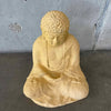 Vintage Concrete Meditating Buddha