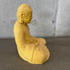 Vintage Concrete Meditating Buddha