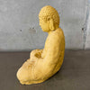 Vintage Concrete Meditating Buddha