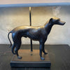 Vintage Bronze Greyhound Lamp Cottage Core French Country