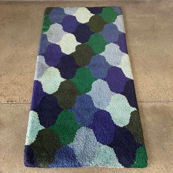 Mid Century Modern Scandinavian Shag Rug