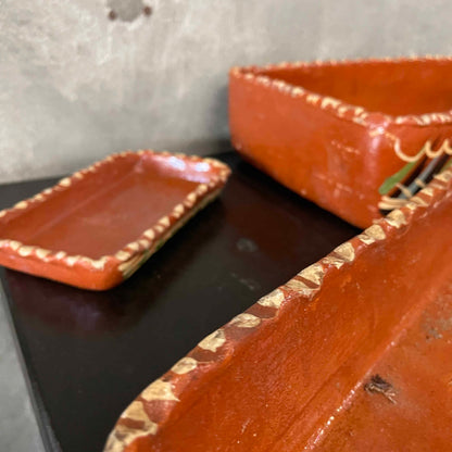 1950's Mexican Barro Platter Set