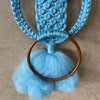 1960's Macrame Owl Towel Holder