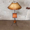 Monterey Furniture Iron & Leather Floor Lamp