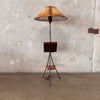Monterey Furniture Iron & Leather Floor Lamp