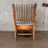 1930's Coronado Furniture Wing Back Flora Painted Chair