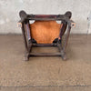 Monterey Furniture Early Old Wood Iron & Leather Chair
