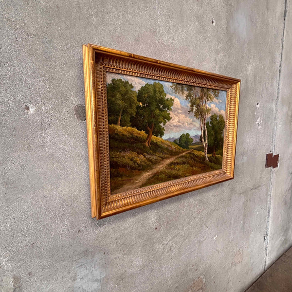 California Plein Aire Oil Painting, Circa 1916 Stephen Kasala