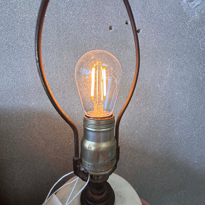 Art Deco Hand Painted "Ginger Jar" Lamp